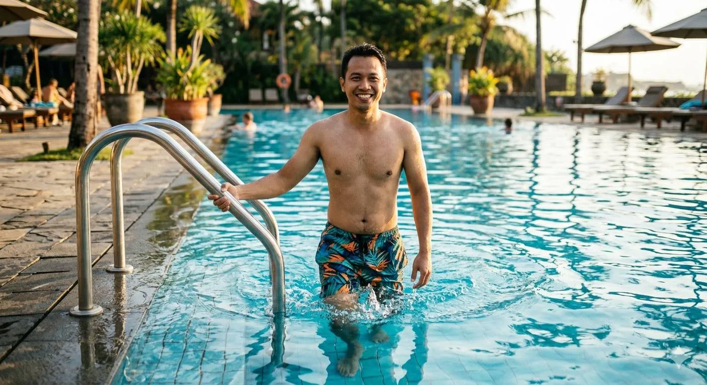 Cara Bijak Menyikapi Mimpi Masuk ke Dalam Air Sungai (c) Ilustrasi AI