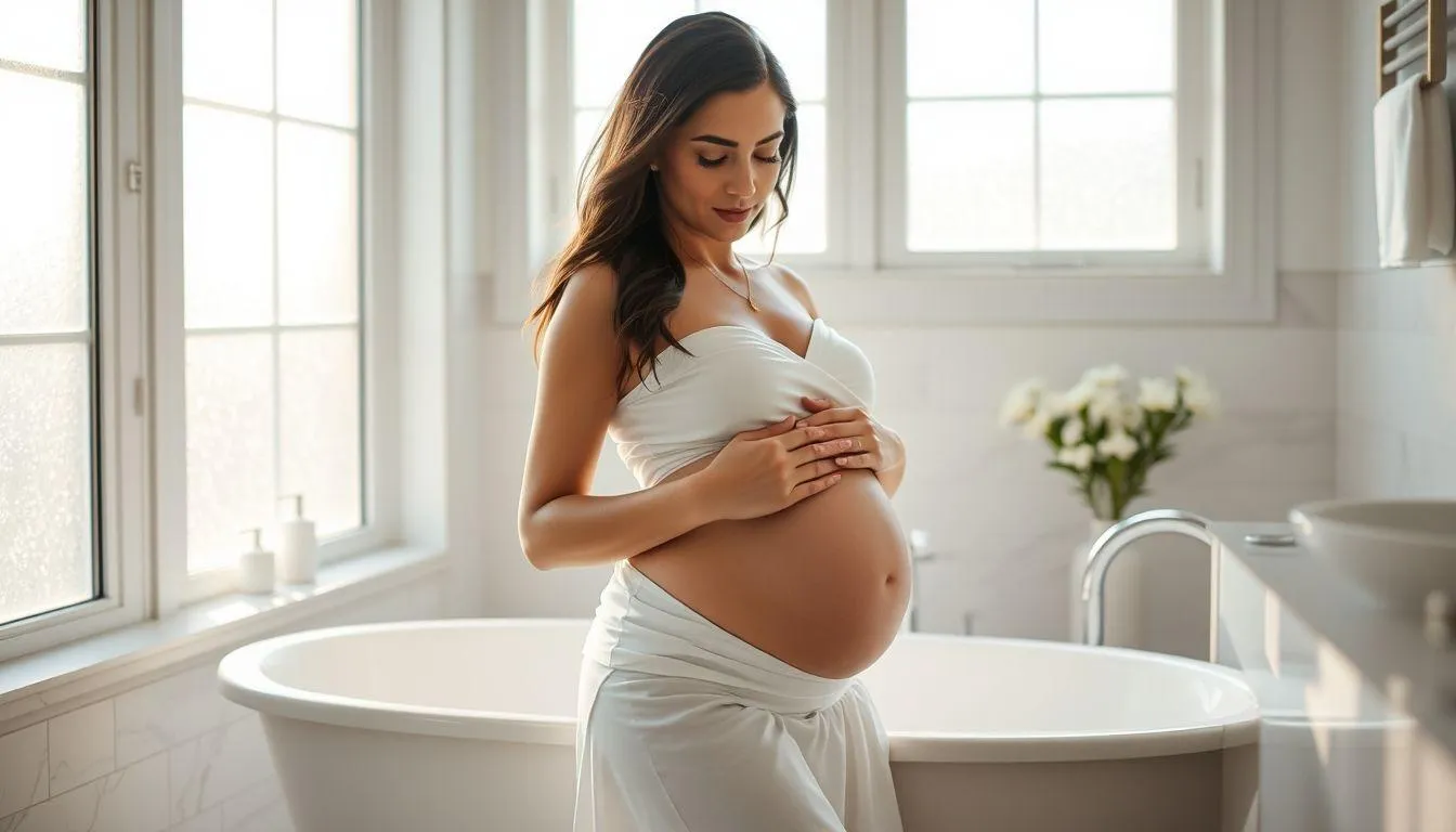 Pengertian dan Makna Dasar Mimpi Melahirkan di Kamar Mandi (c) Ilustrasi AI