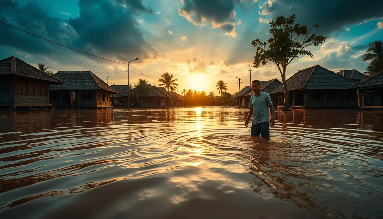 Perbedaan Interpretasi Mimpi Banjir dalam Berbagai Tradisi (c) Ilustrasi AI