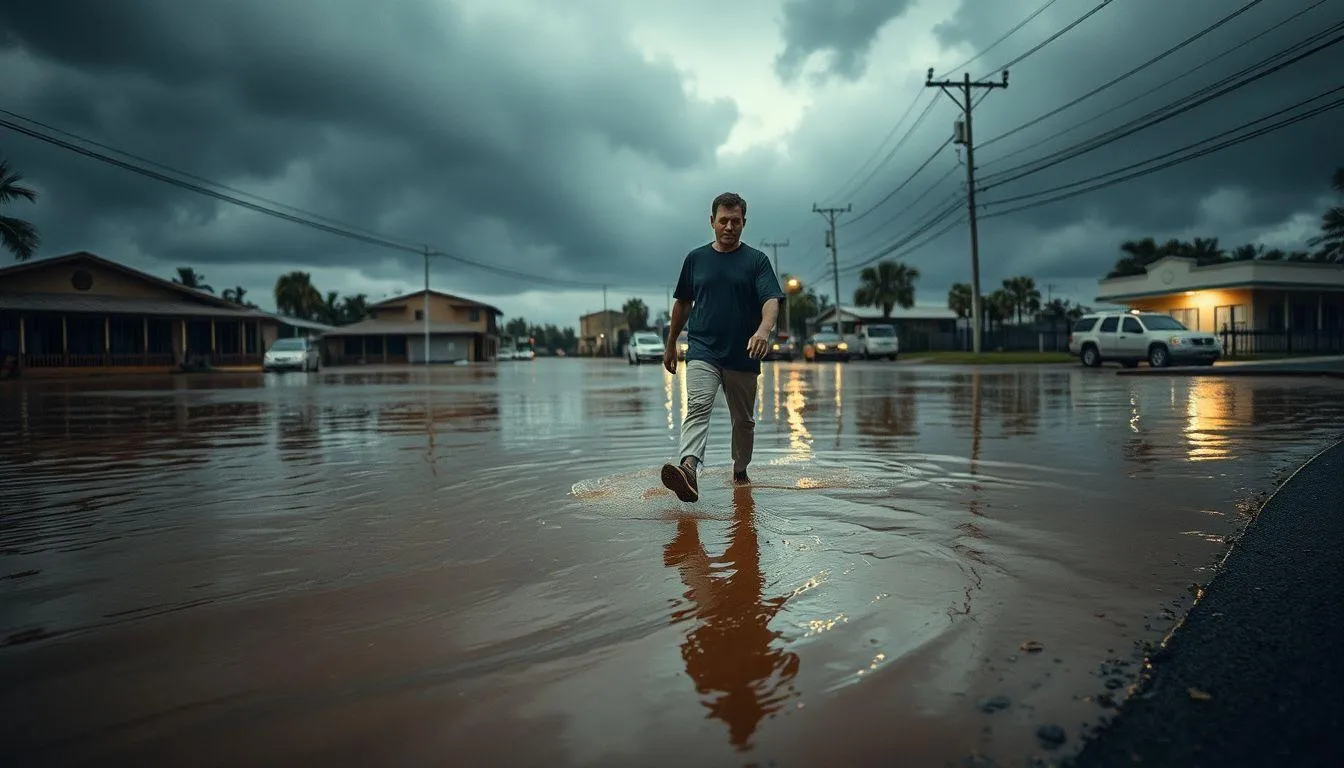 Faktor-Faktor yang Mempengaruhi Mimpi Melewati Jalan Banjir (c) Ilustrasi AI