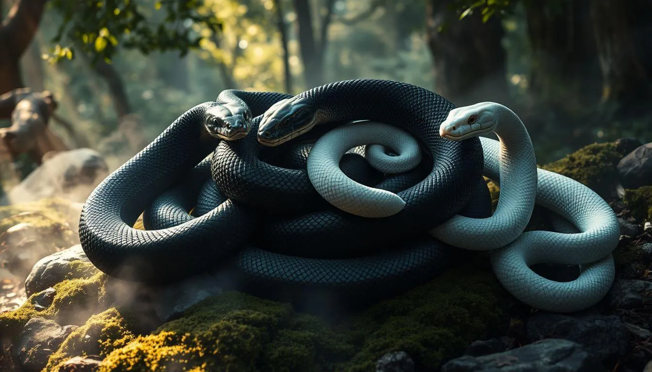 Makna Berdasarkan Warna dan Jenis Ular (c) Ilustrasi AI