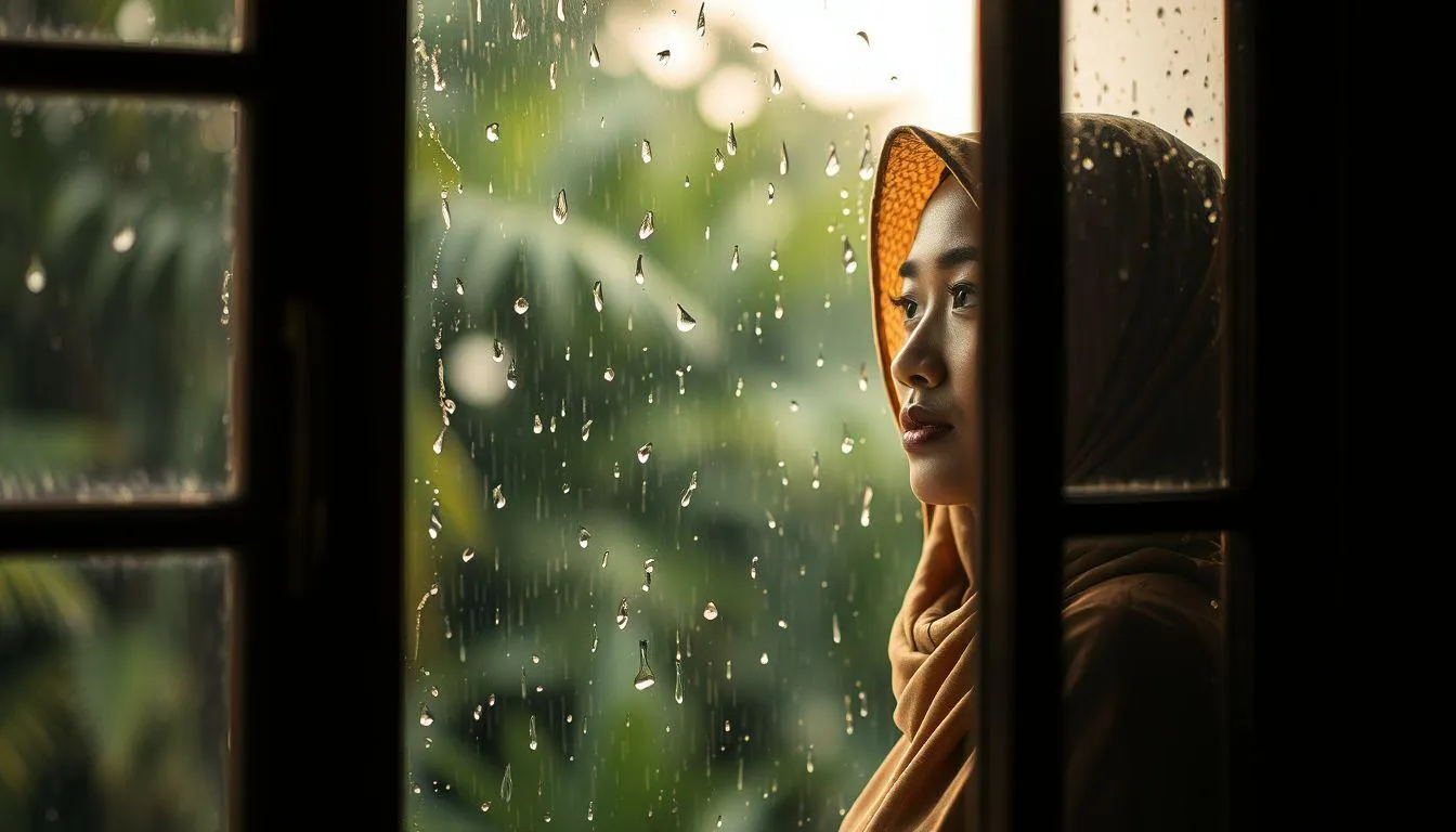Tafsir Mimpi Air Hujan dalam Tradisi Spiritual dan Lintas Budaya (c) Ilustrasi AI