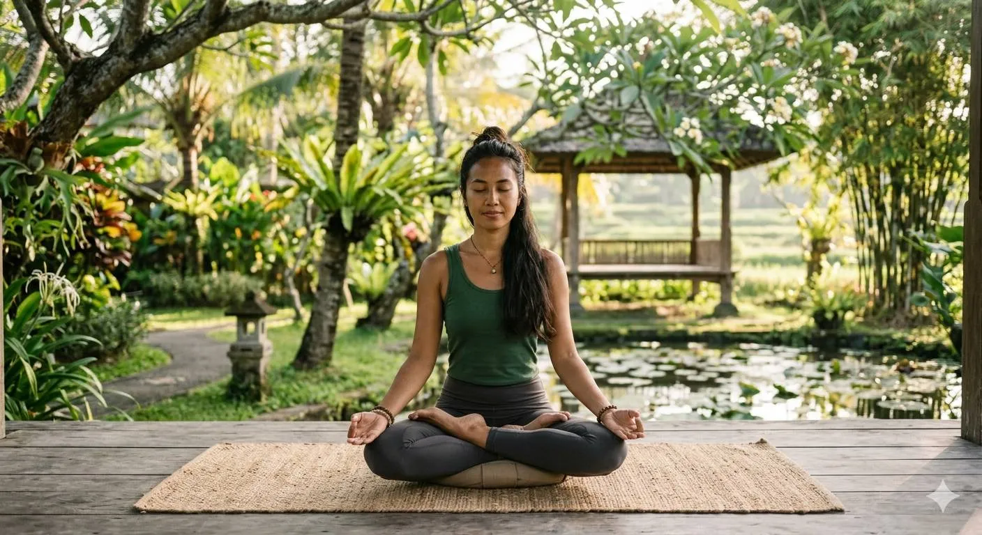 Artis dan Figur Publik yang Dikenal dengan Praktik Meditasi dan Refleksi Spiritual (c) Ilustrasi AI