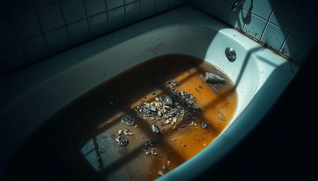 Pengertian dan Makna Umum Mimpi Air Kotor di Bak Mandi (c) Ilustrasi AI