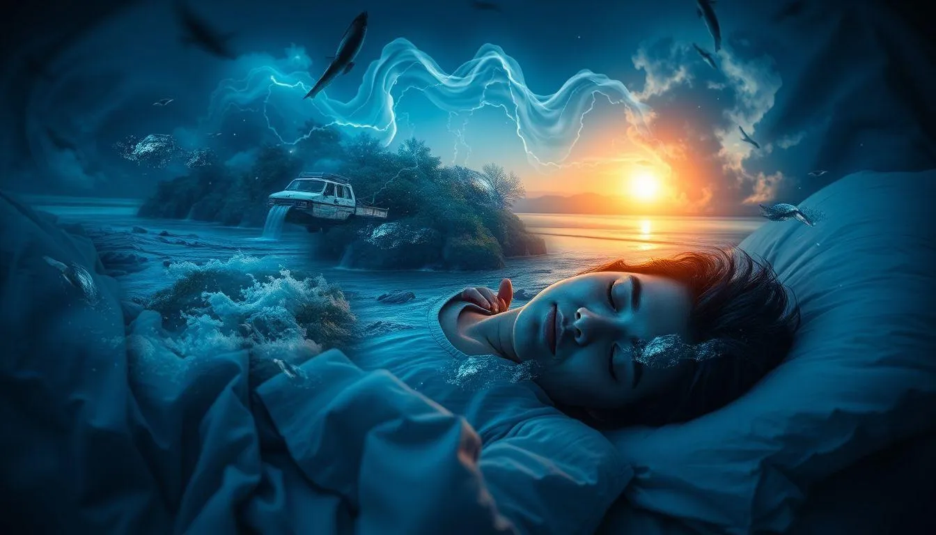 Faktor-Faktor Penyebab Mimpi Air Sungai Meluap (c) Ilustrasi AI