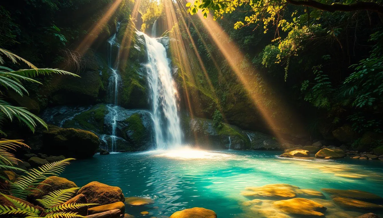 FAQ Seputar Arti Mimpi Melihat Air Terjun Jernih (c) Ilustrasi AI