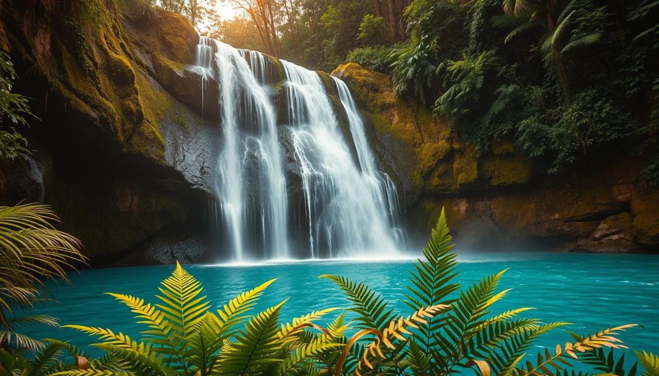 Pengertian dan Makna Umum Mimpi Melihat Air Terjun (c) Ilustrasi AI