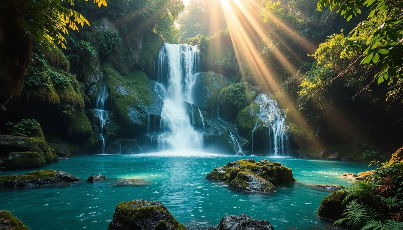 Pengertian Mimpi Air Terjun yang Indah dan Simbolismenya (c) Ilustrasi AI
