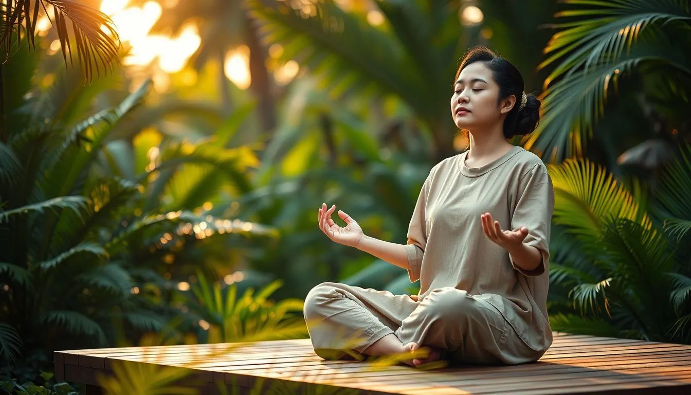 Artis dan Figur Publik yang Menekuni Praktik Meditasi dan Mindfulness (c) Ilustrasi AI