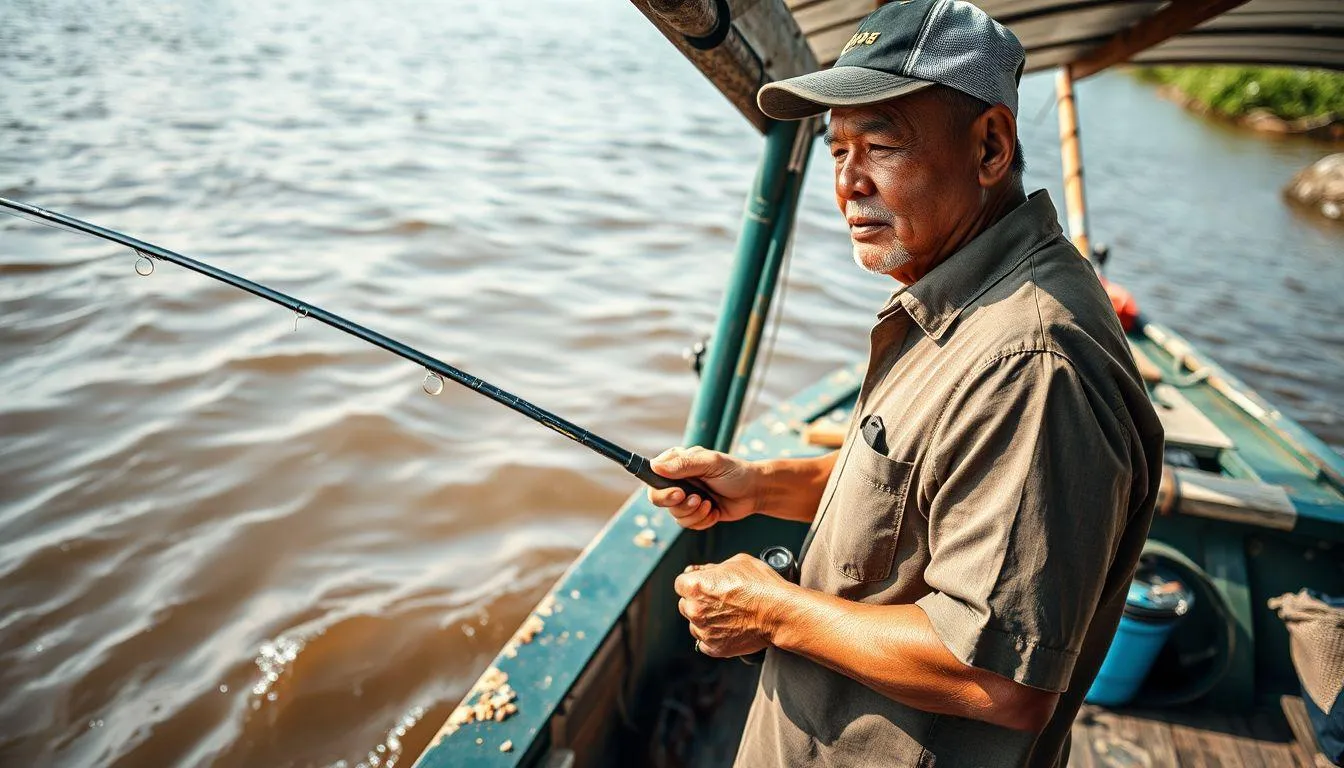 Selebriti Tanah Air yang Dikenal dengan Hobi Memancing Ikan (c) Ilustrasi AI