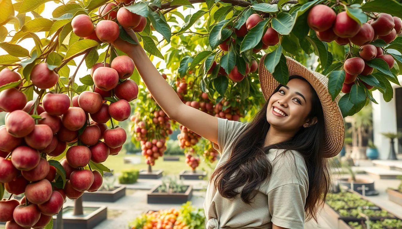 Selebriti Tanah Air yang Gemar Berkebun dan Menanam Pohon Buah (c) Ilustrasi AI
