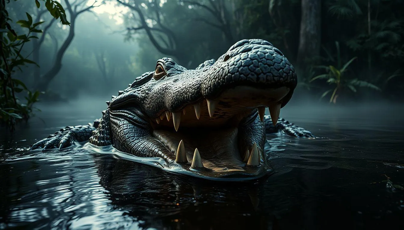 Tafsir Mimpi Buaya dalam Berbagai Kondisi (c) Ilustrasi AI