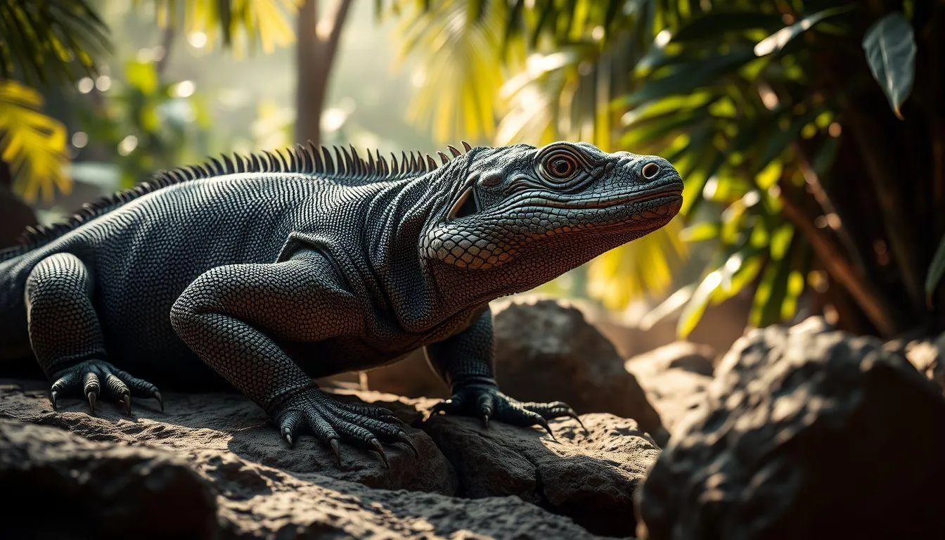 Interpretasi Mimpi Biawak dan Maknanya (c) Ilustrasi AI