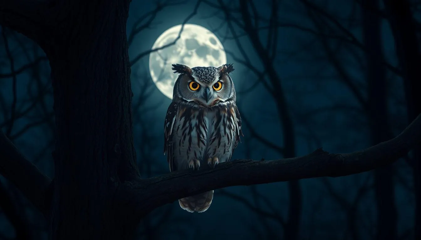 Makna Umum Mimpi Melihat Burung Hantu (c) Ilustrasi AI
