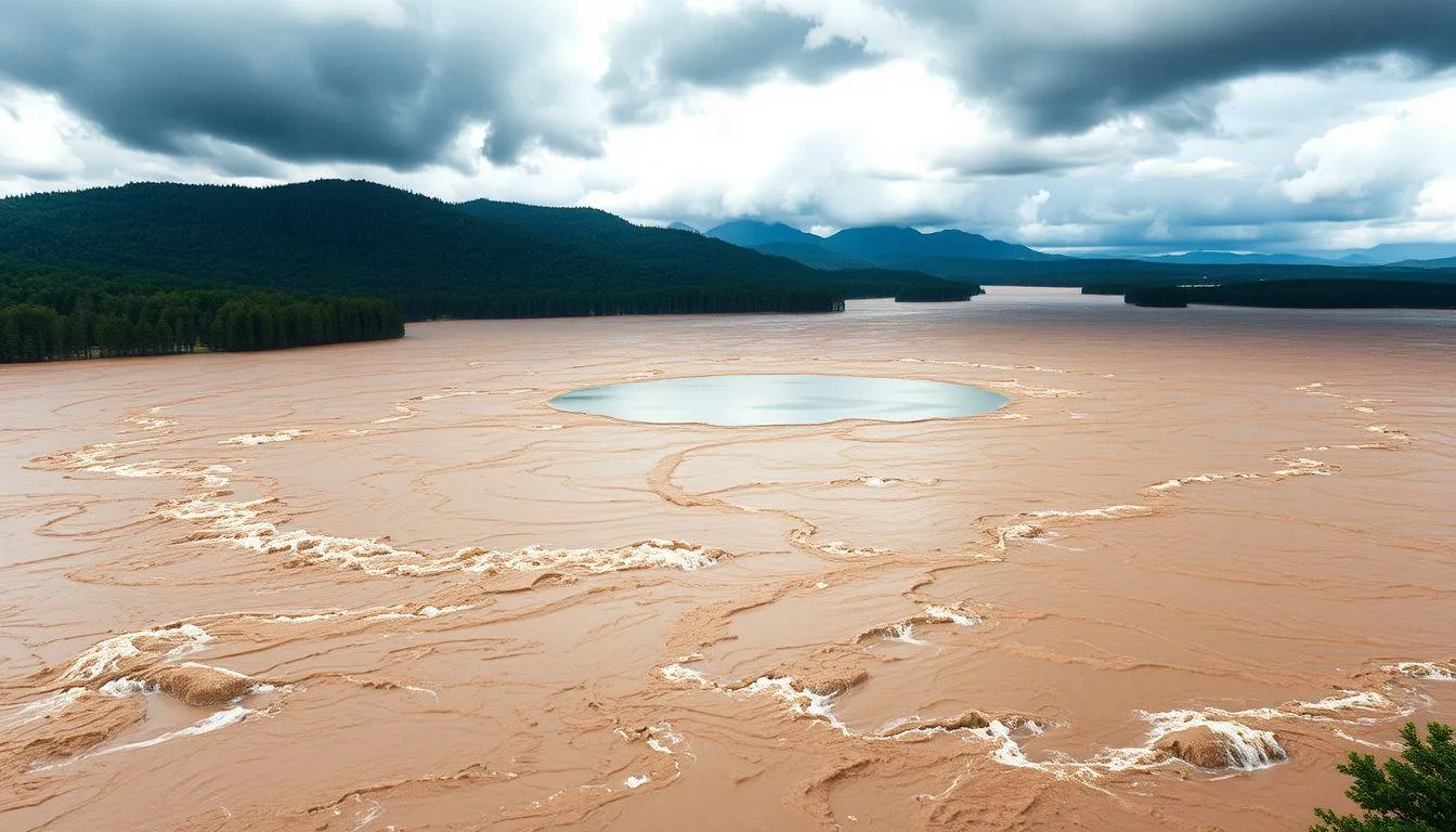 Pengertian dan Simbolisme Dasar Mimpi Danau Banjir (c) Ilustrasi AI