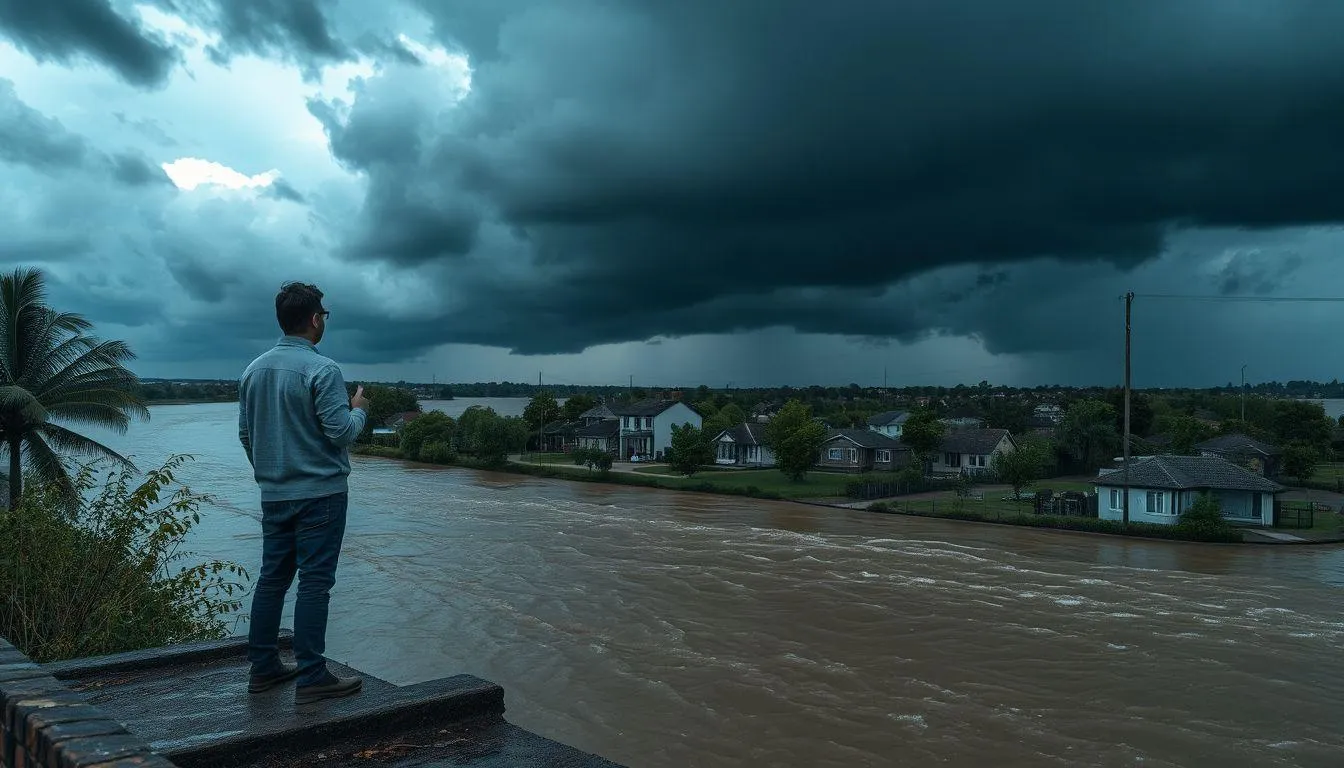 Pengertian dan Karakteristik Mimpi Melihat Datangnya Banjir (c) Ilustrasi AI