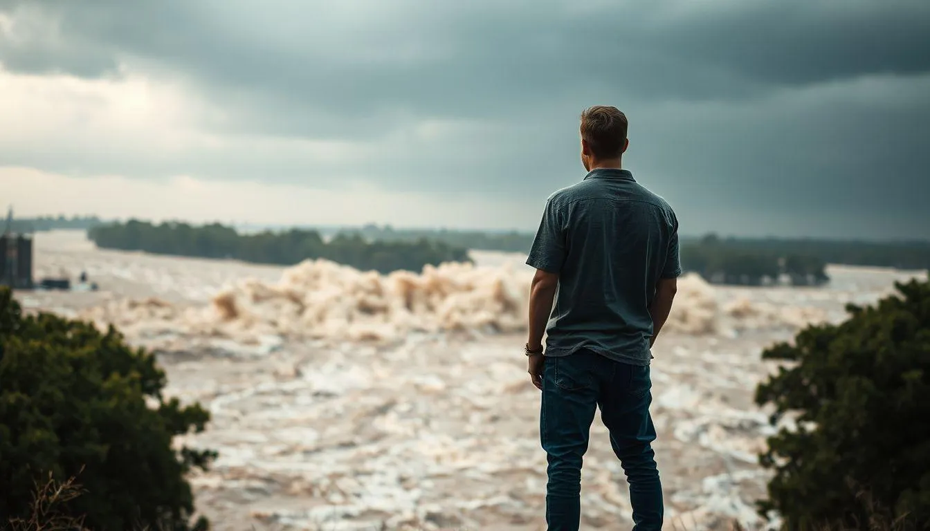 Makna Psikologis Mimpi Melihat Datangnya Banjir (c) Ilustrasi AI