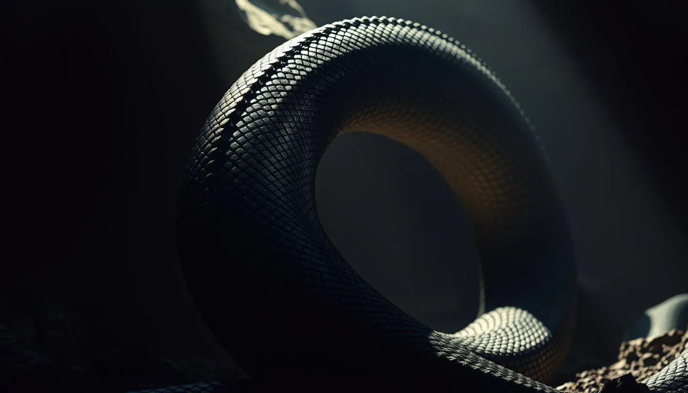 Pengertian dan Makna Umum Mimpi Melihat Ekor Ular Besar (c) Ilustrasi AI