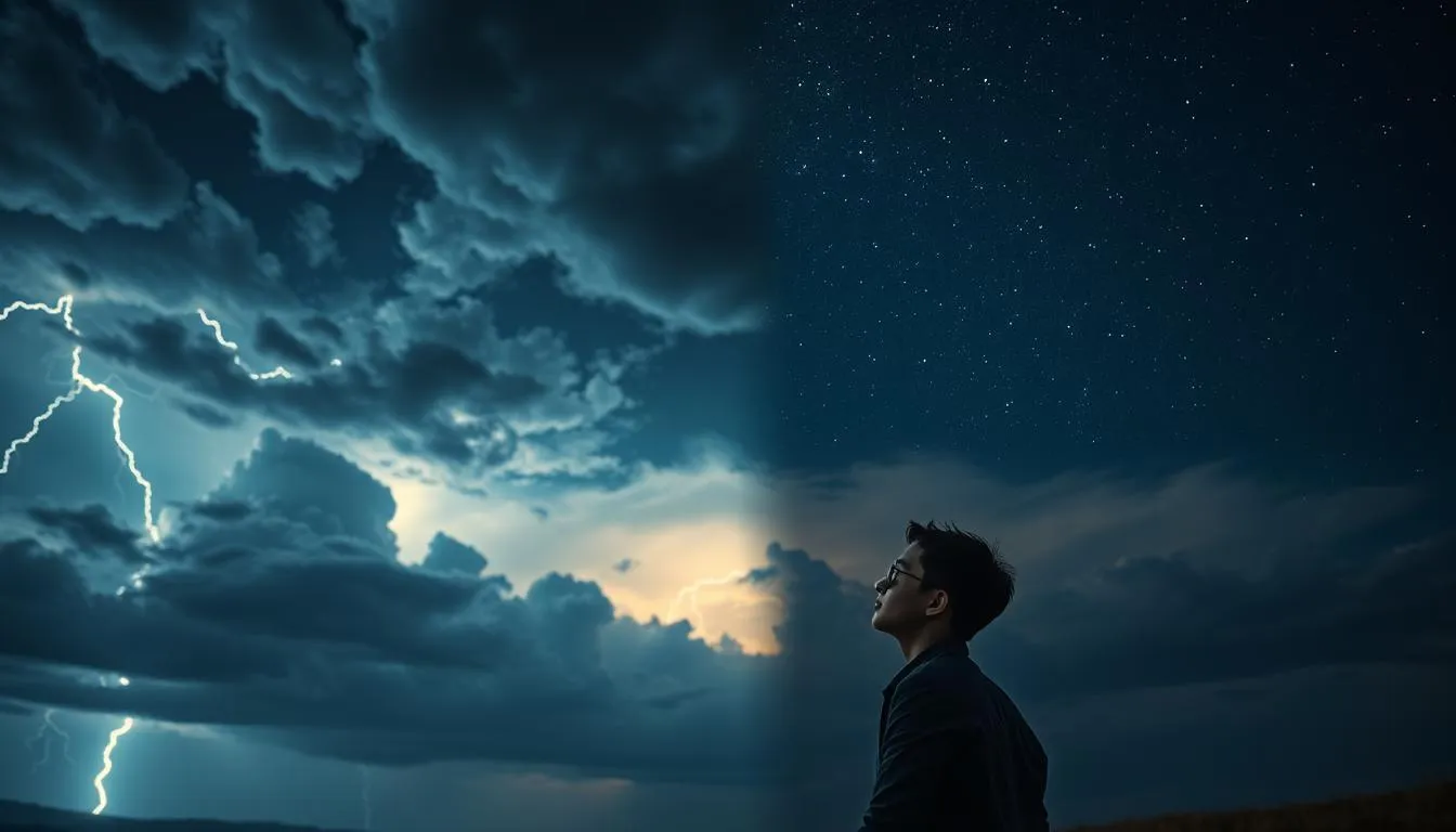 Mitos dan Fakta Seputar Mimpi Melihat Fenomena Langit (c) Ilustrasi AI