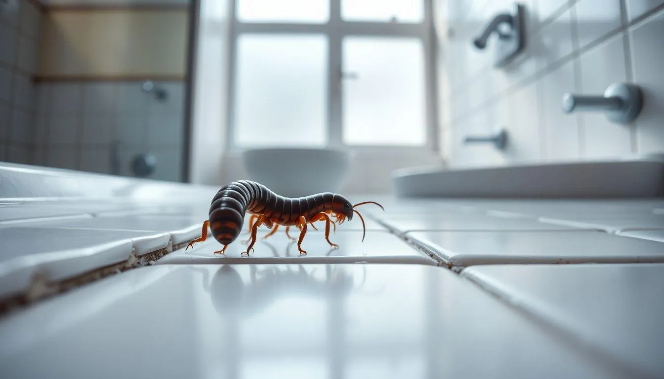 Pengertian dan Makna Dasar Mimpi Kaki Seribu di Kamar Mandi (c) Ilustrasi AI