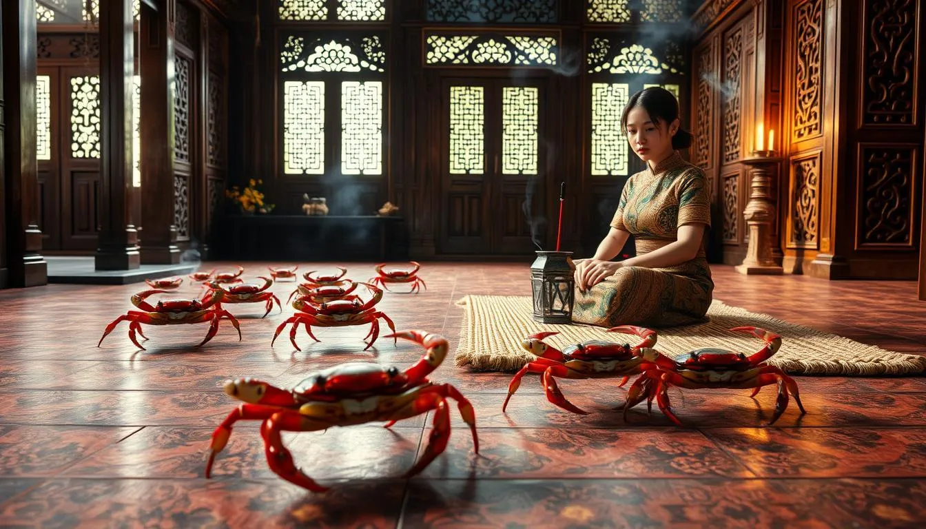 Tafsir Mimpi Kepiting Berjalan Menurut Primbon Jawa (c) Ilustrasi AI