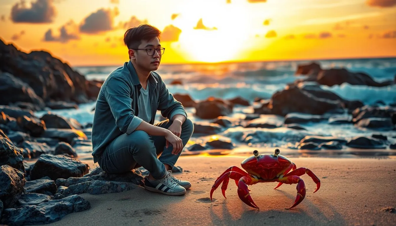 Tips Menyikapi Mimpi Kepiting Berjalan (c) Ilustrasi AI