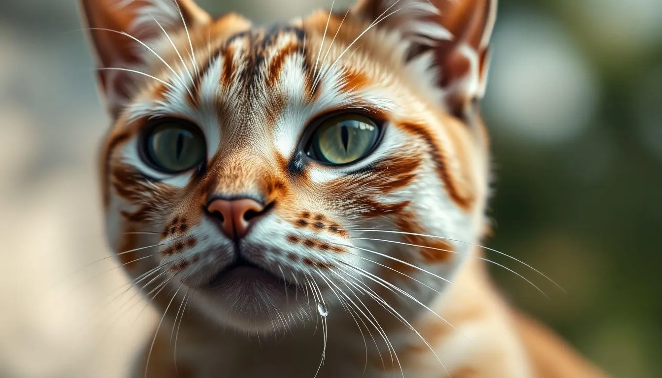 Pengertian dan Makna Dasar Mimpi Kucing Menangis (c) Ilustrasi AI