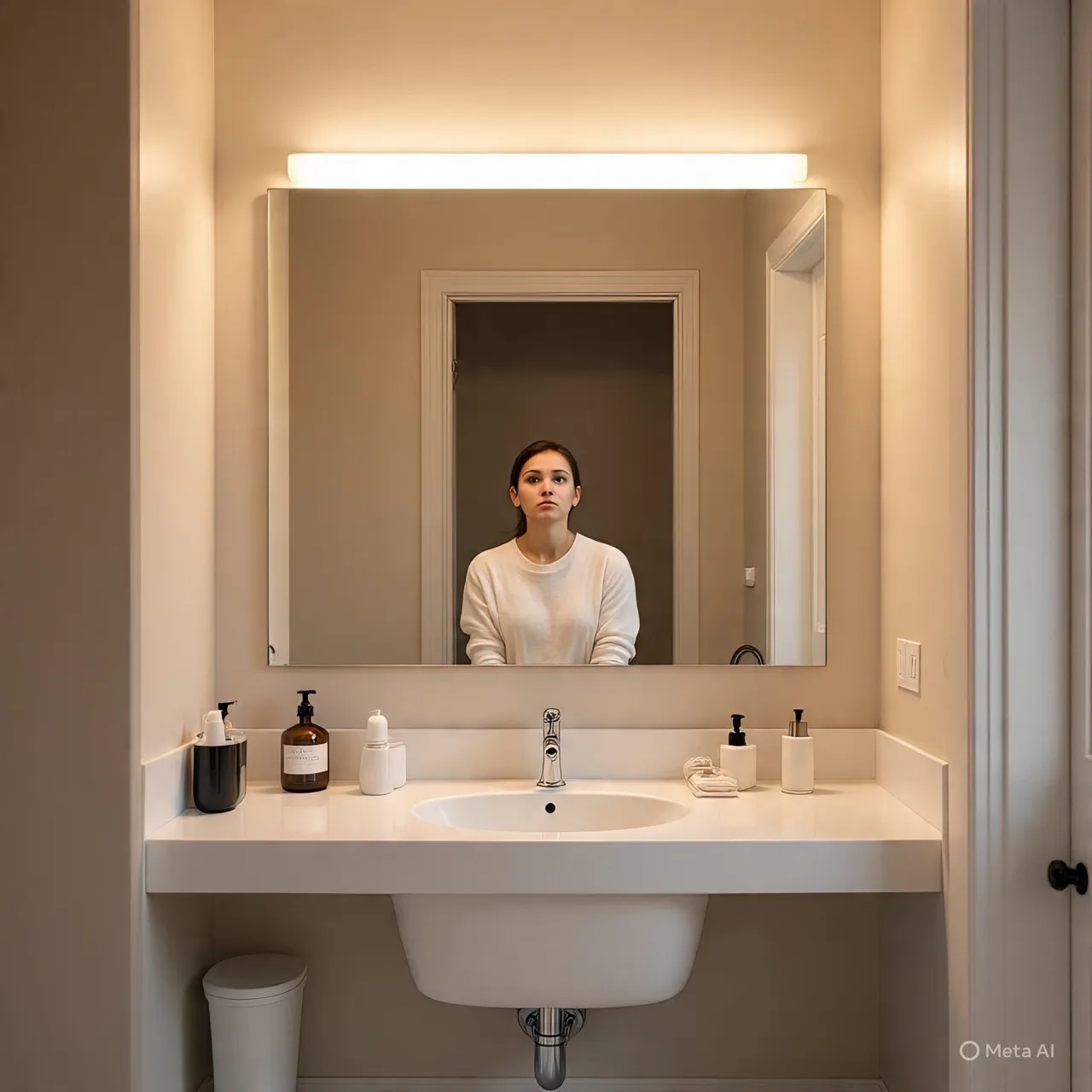 Analisis Psikologis Mimpi Melihat Orang Tidur di Kamar Mandi (c) Ilustrasi AI