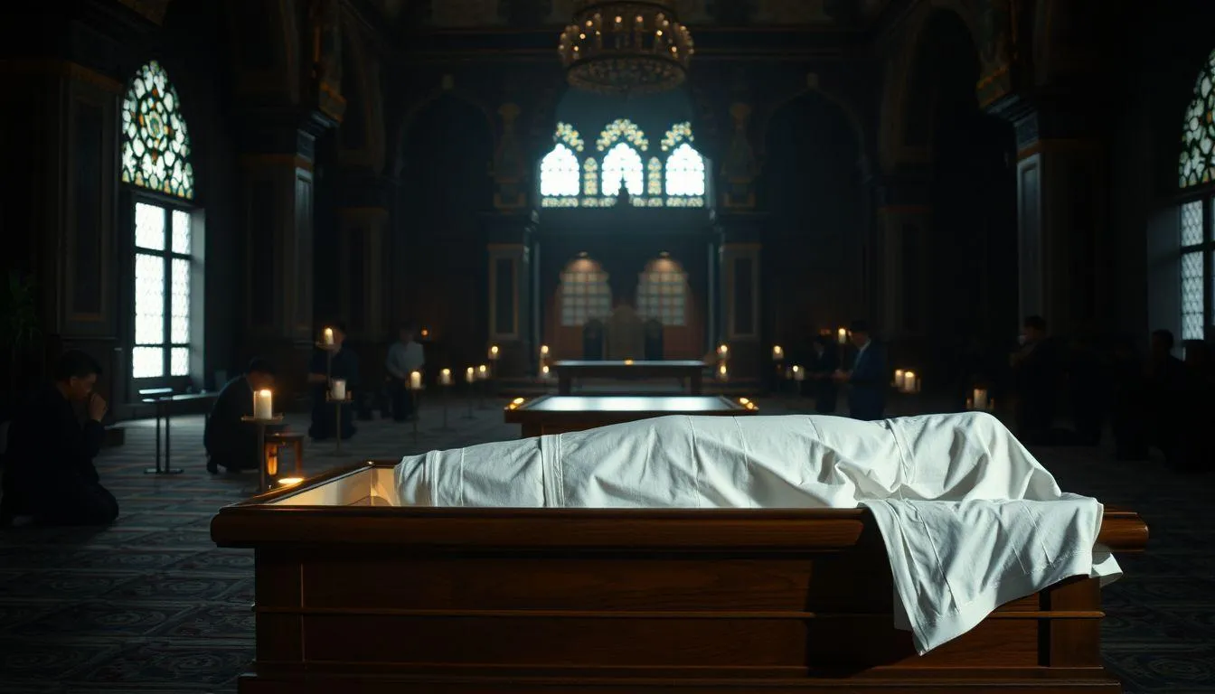 Makna Mimpi Pocong dalam Keranda Menurut Perspektif Islam (c) Ilustrasi AI