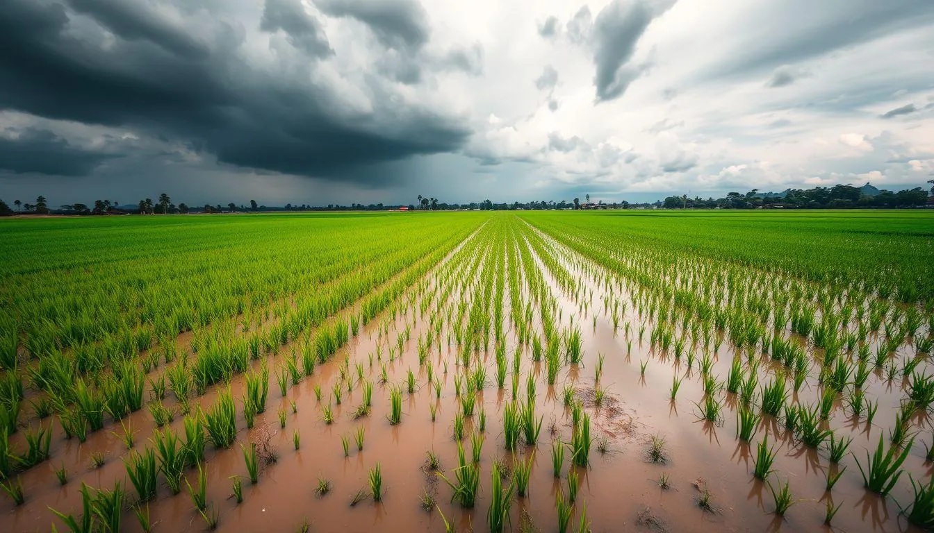 Variasi Mimpi Sawah Banjir dan Interpretasinya (c) Ilustrasi AI