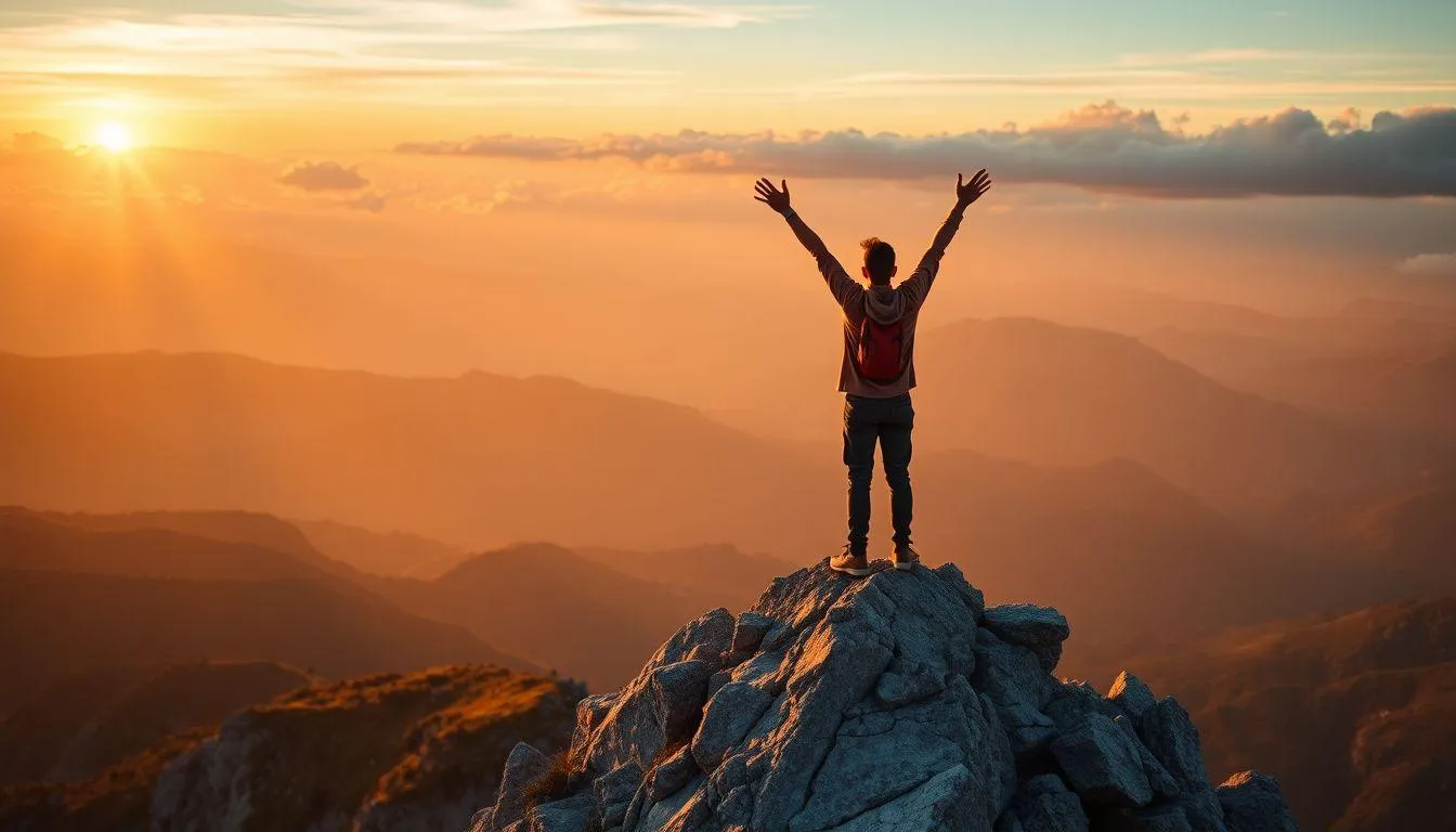 Tafsir Mimpi Sunset di Gunung dalam Berbagai Perspektif (c) Ilustrasi AI