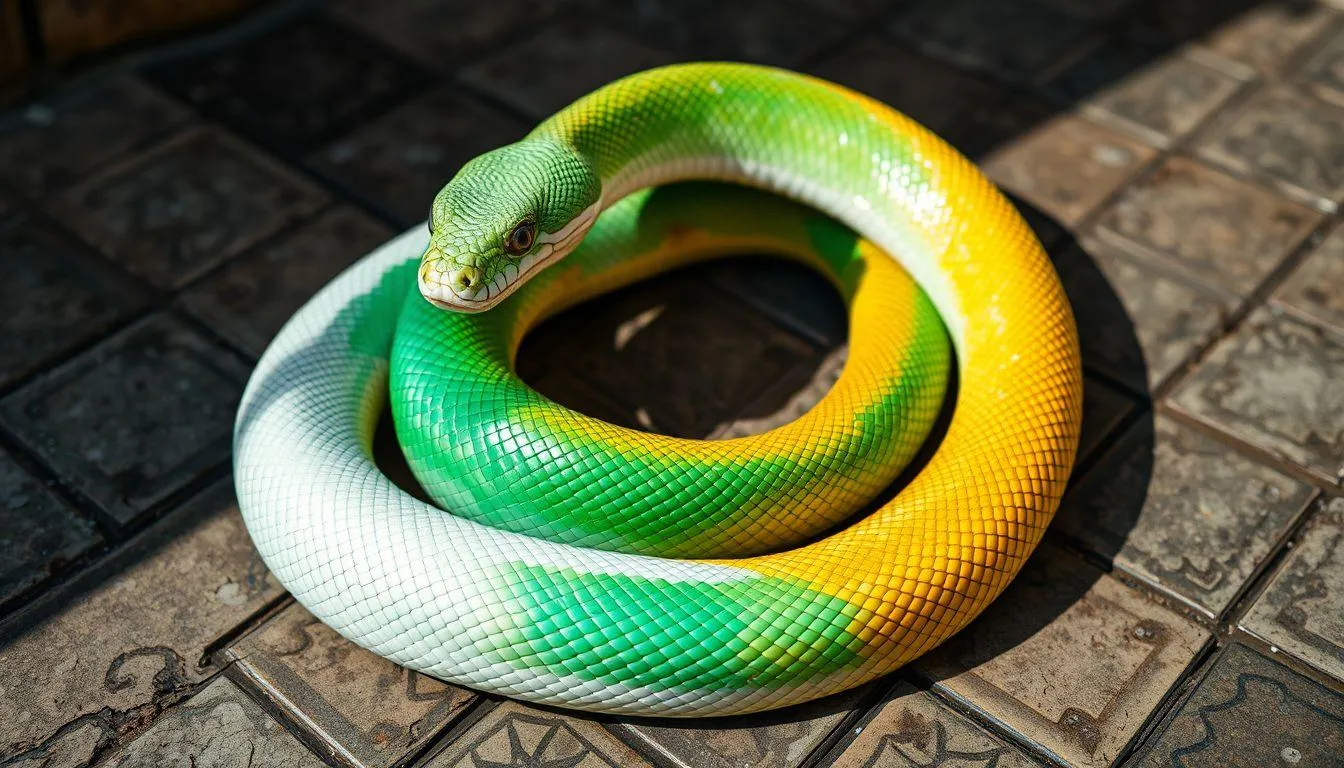 Tafsir Mimpi Ular 3 Warna Menurut Islam (c) Ilustrasi AI