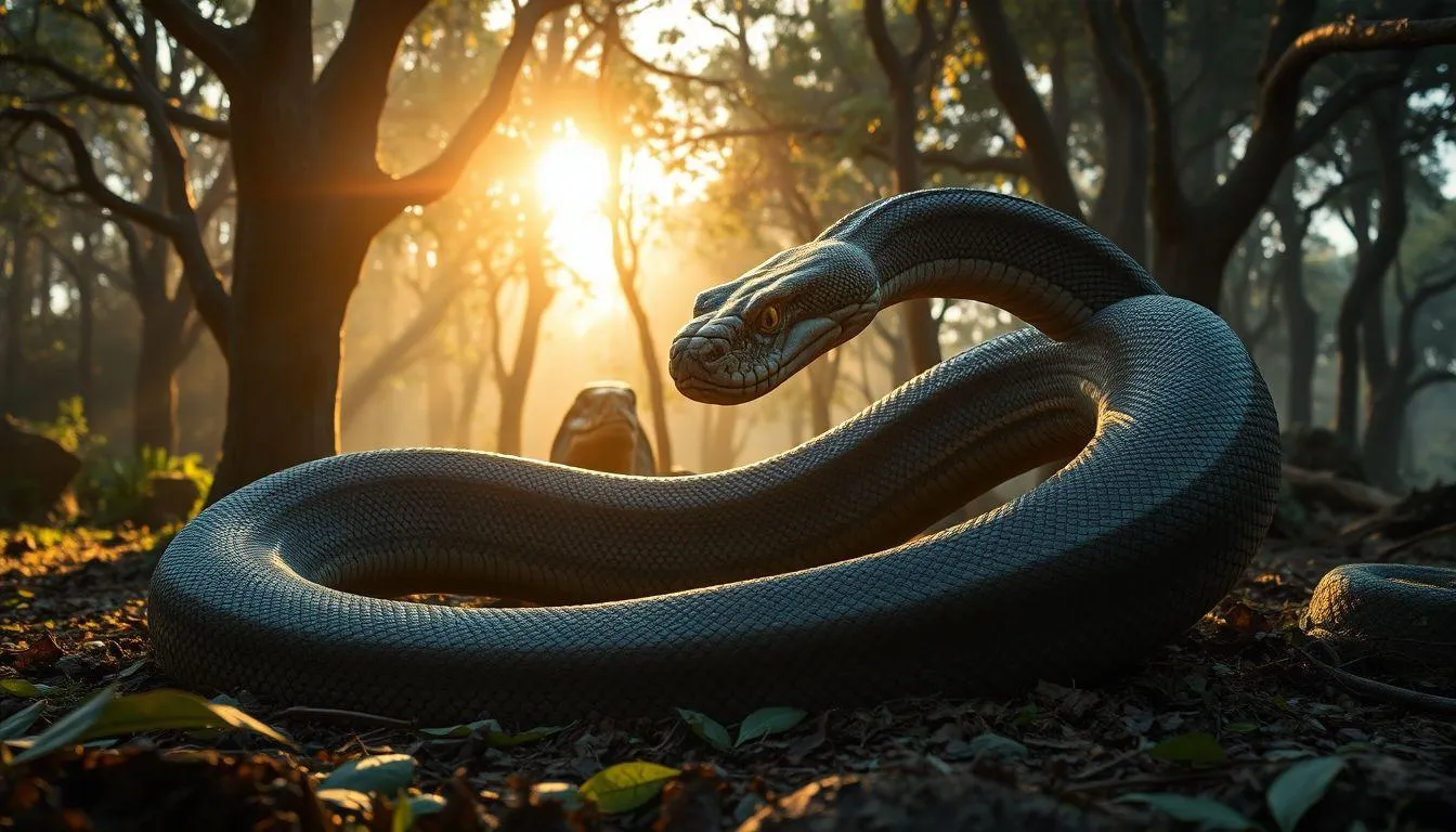 Arti Mimpi Melihat Ular Besar Menurut Berbagai Perspektif (c) Ilustrasi AI