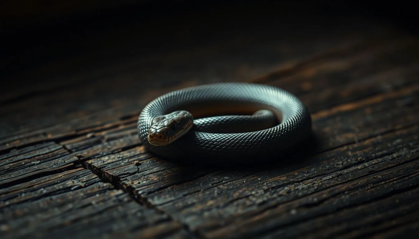 Arti Mimpi Melihat Ular Kecil dan Maknanya (c) Ilustrasi AI