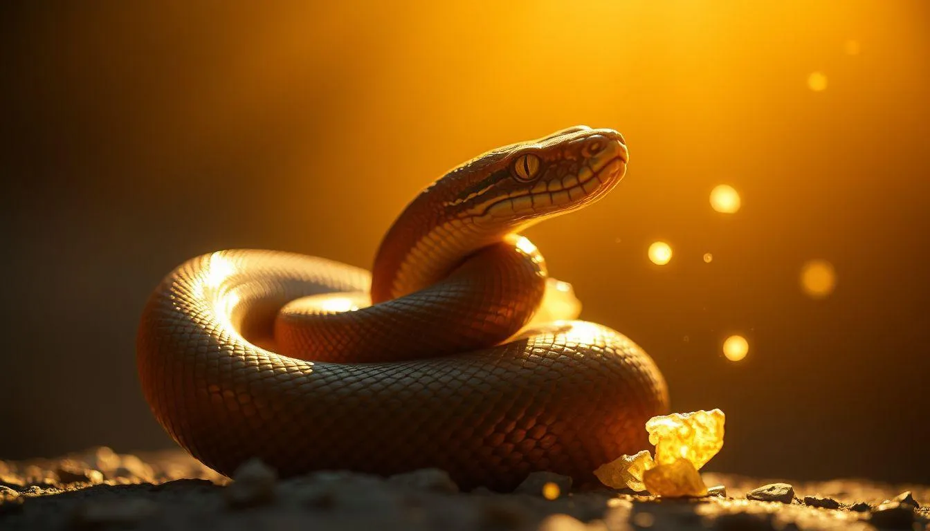 Makna Spiritual dan Psikologis Mimpi Ular (c) Ilustrasi AI