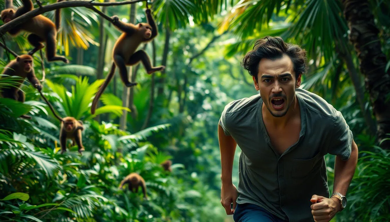 Interpretasi Mimpi Monyet dan Maknanya (c) Ilustrasi AI