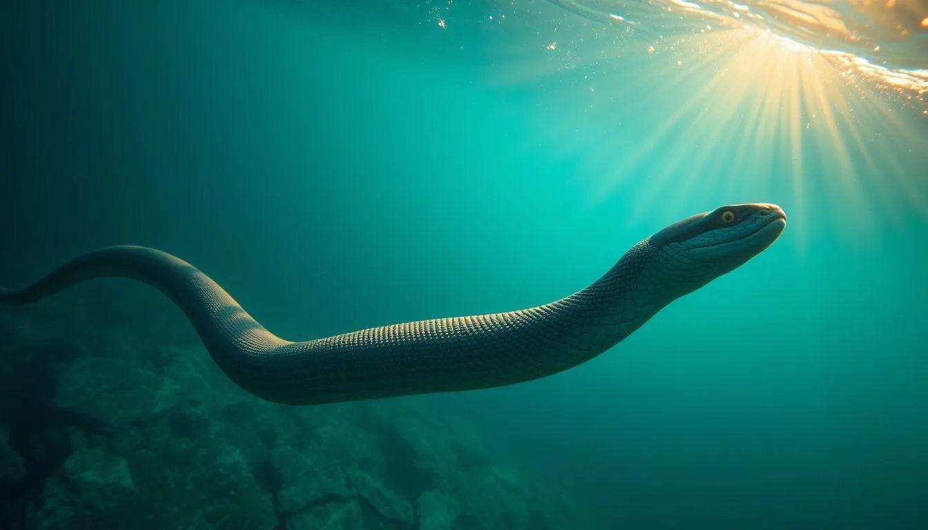 Perspektif Primbon Jawa tentang Mimpi Ular di Laut (c) Ilustrasi AI