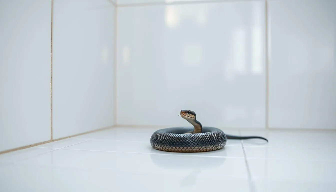 Perspektif Psikologi tentang Mimpi Ular Kecil di Kamar Mandi (c) Ilustrasi AI