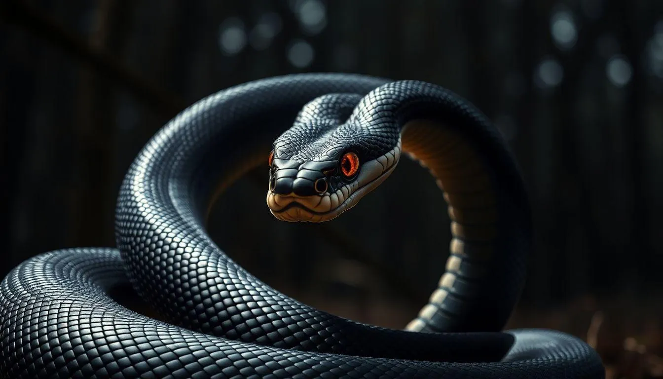 Jenis-Jenis Mimpi Ular King Cobra dan Maknanya (c) Ilustrasi AI