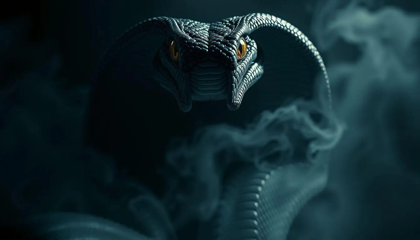 Tafsir Mimpi King Cobra Menurut Psikologi (c) Ilustrasi AI