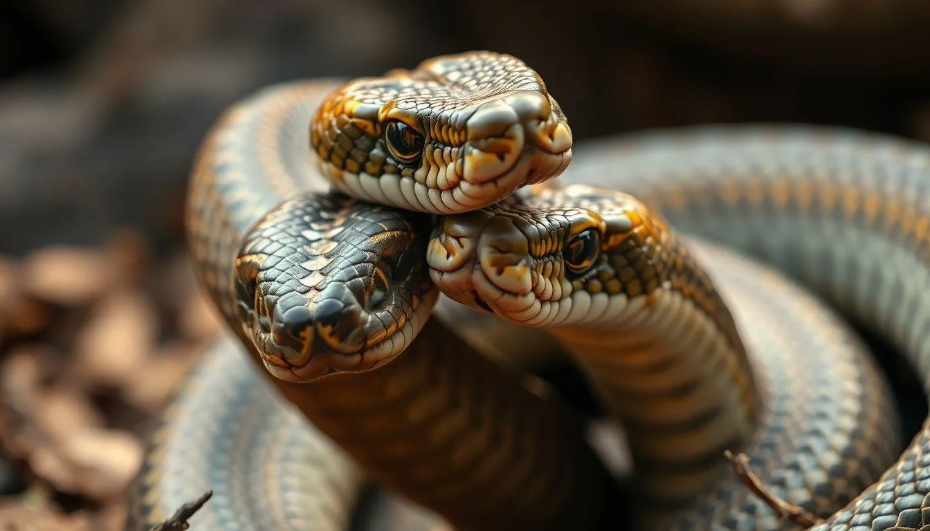 Analisis Psikologis Mimpi Ular Kobra Kawin (c) Ilustrasi AI