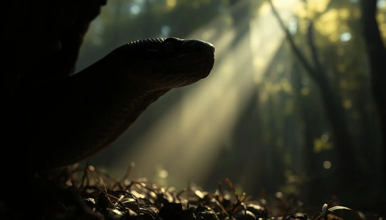 Pengertian dan Makna Dasar Mimpi Ular Setengah Badan (c) Ilustrasi AI