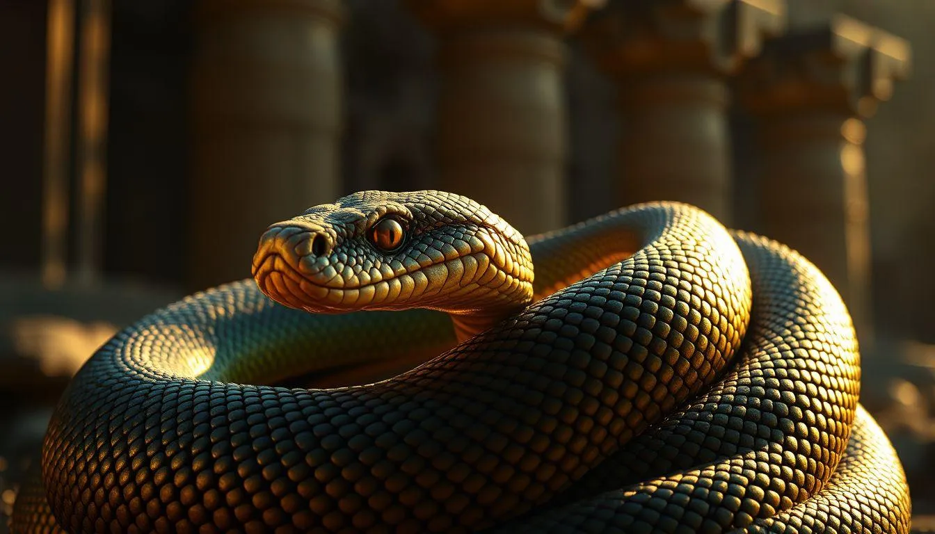 Simbolisme Ular dalam Mimpi (c) Ilustrasi AI