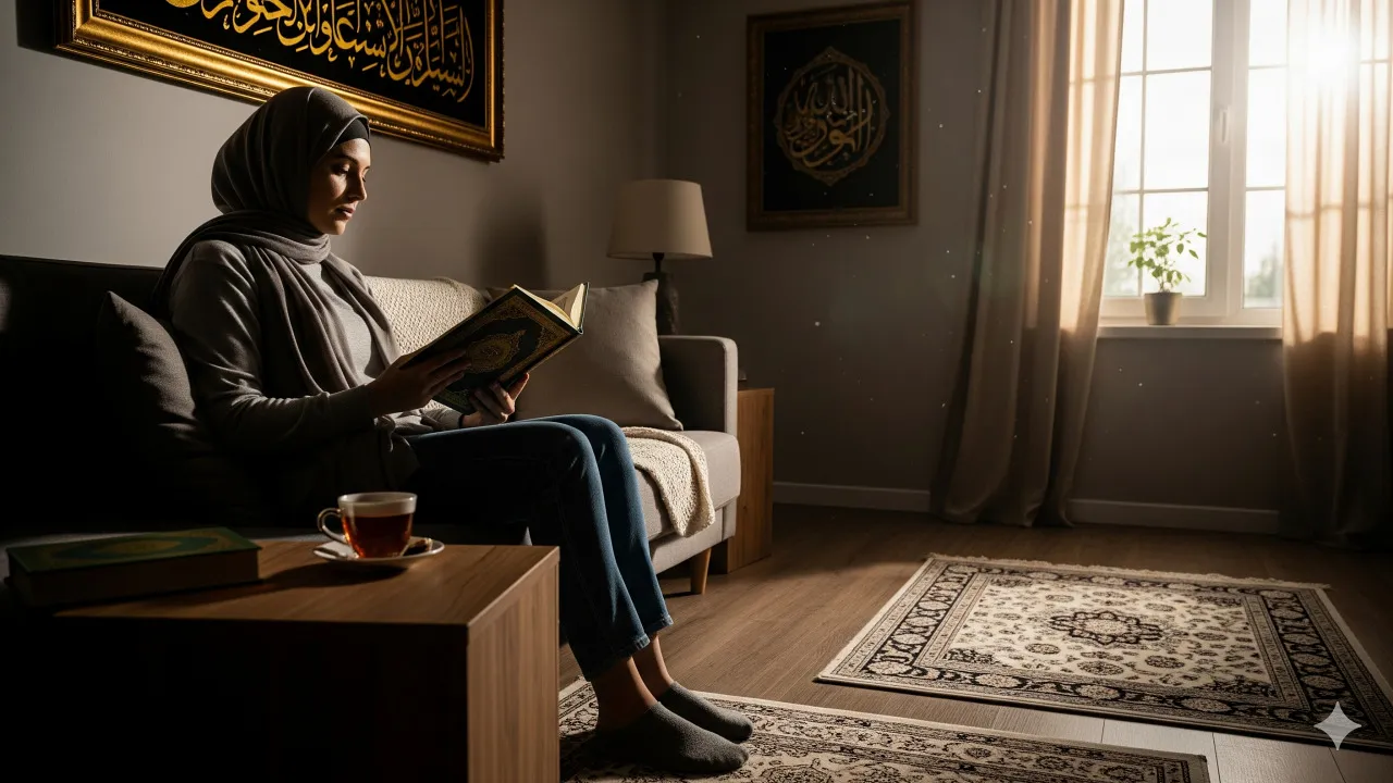 Apakah Mimpi Membaca Al-Qur'an Pertanda Baik? (c) Ilustrasi AI