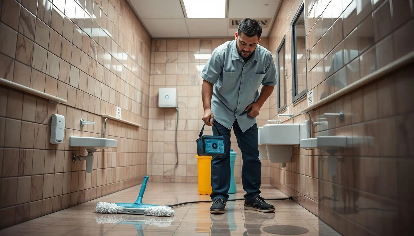 Pengertian dan Makna Dasar Mimpi Membersihkan Kamar Mandi Umum (c) Ilustrasi AI