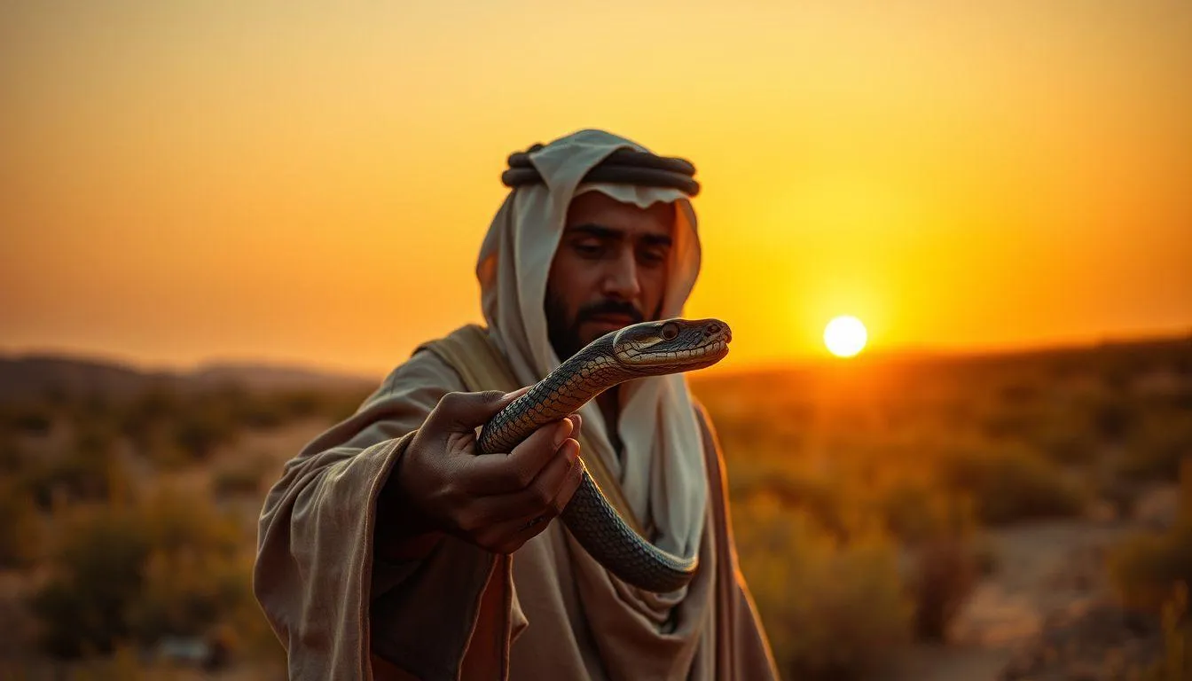 Tafsir Mimpi Membuang Ular Menurut Islam (c) Ilustrasi AI