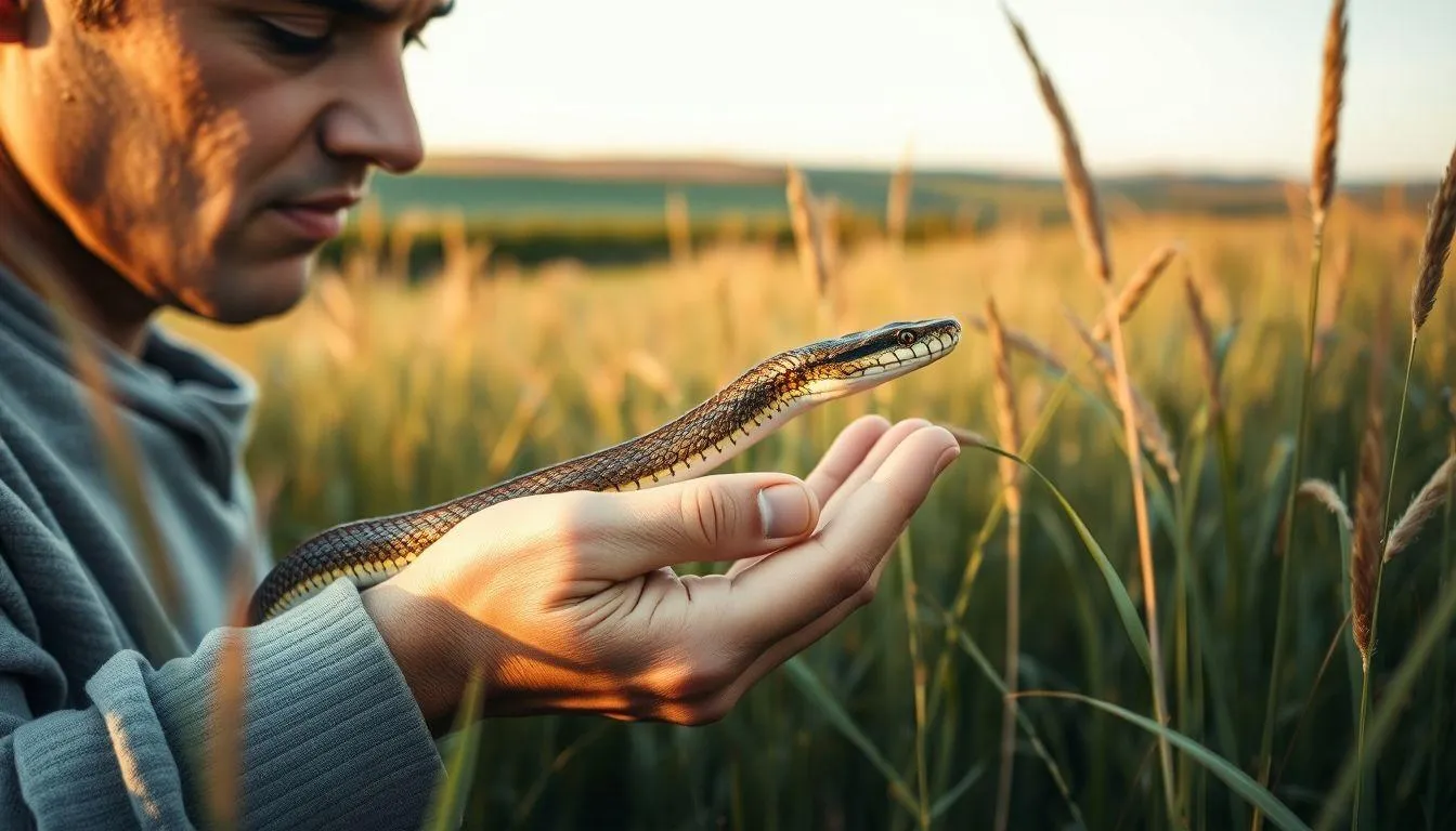 Makna Psikologis Mimpi Membuang Ular (c) Ilustrasi AI
