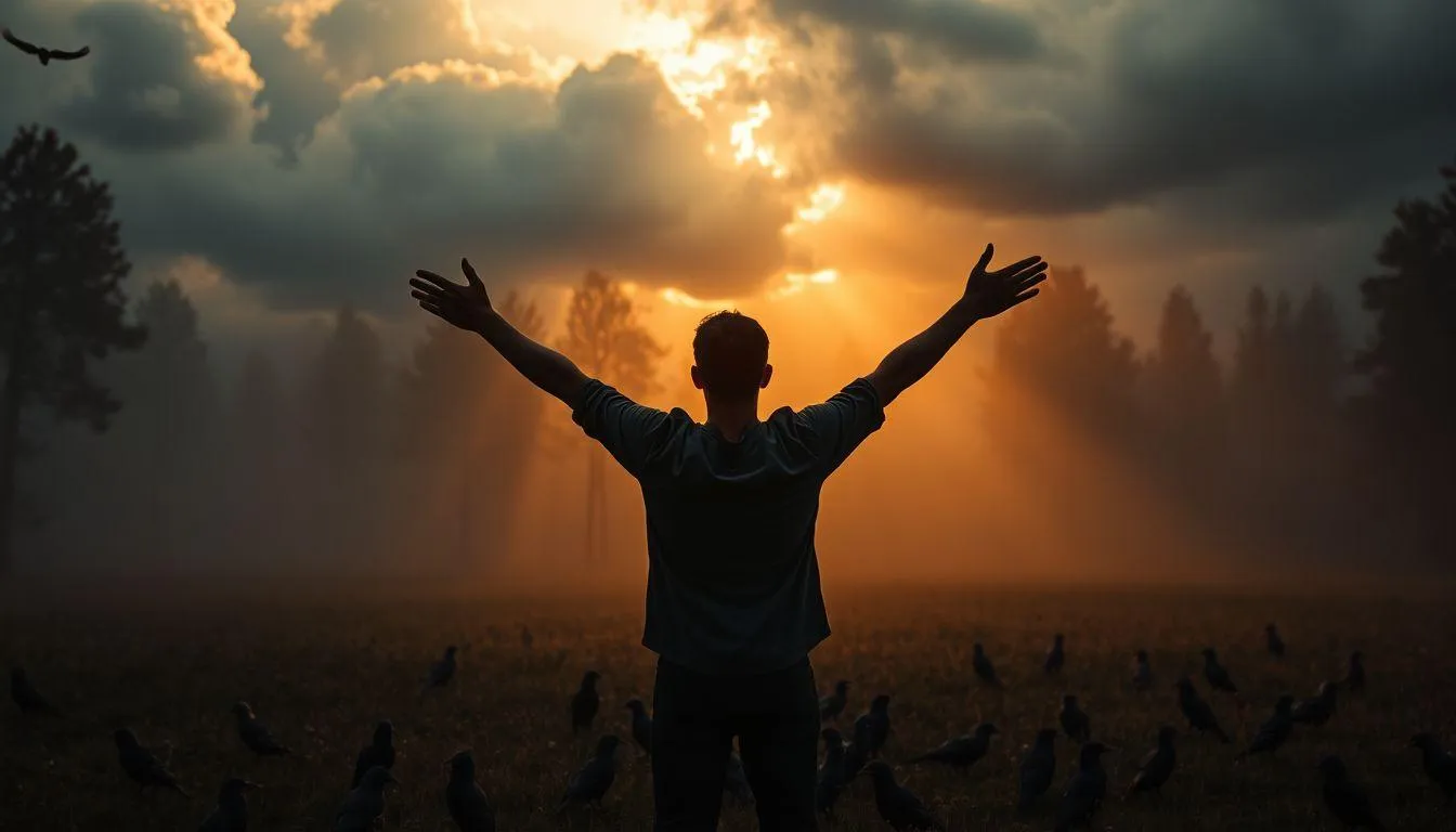 Pengertian Dasar Arti Mimpi Membunuh Burung Gagak Hitam (c) Ilustrasi AI