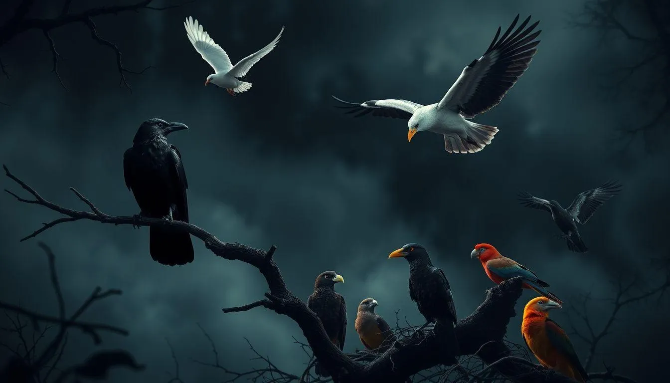 Interpretasi Berdasarkan Jenis Burung yang Dibunuh (c) Ilustrasi AI