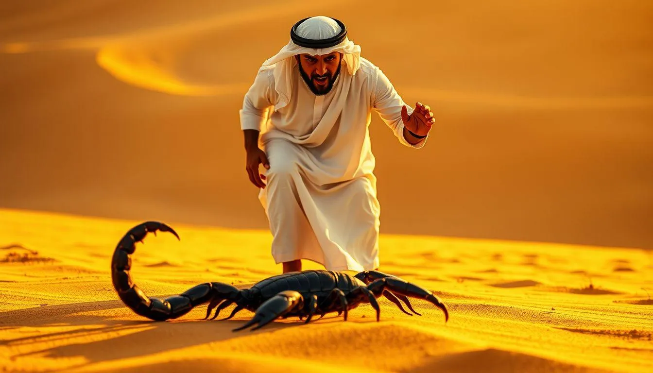 Tafsir Mimpi Membunuh Kalajengking dalam Islam (c) Ilustrasi AI